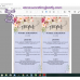 Boho menu cards template, Floral menu card template, (31)